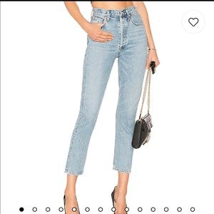 Agolde Jamie high rise straight jeans
